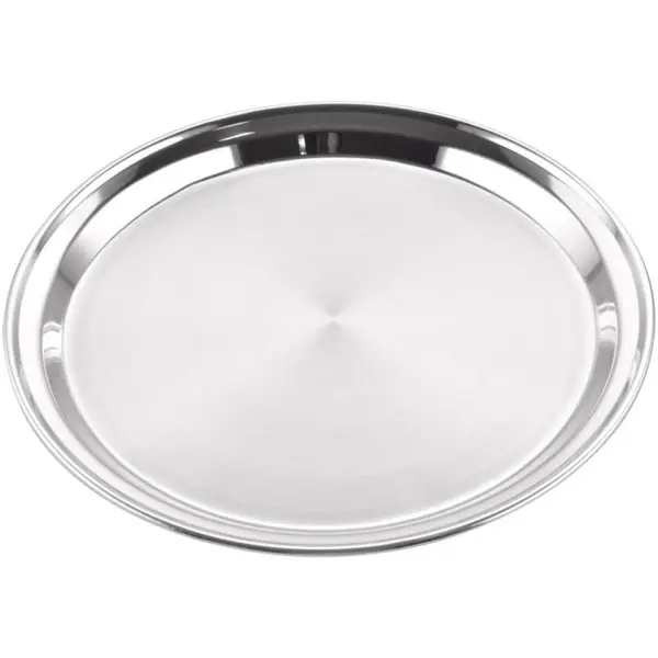 Tava Rotunda, din Inox, 30 cm, Grunberg