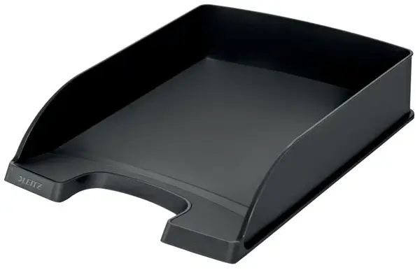 Tavita de birou neagra polistiren A4 Leitz Plus Tavita de birou neagra polistiren A4 Leitz Plus