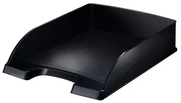 Tavita de birou neagra polistiren A4 Leitz Tavita de birou neagra polistiren A4 Leitz negru satin