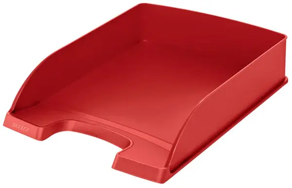 Tavita de birou rosie polistiren A4 Leitz Tavita de birou rosie polistiren A4 Leitz