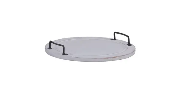 Tavita rotunda pentru servit URBAN inaltime 9 diametru 46 alb