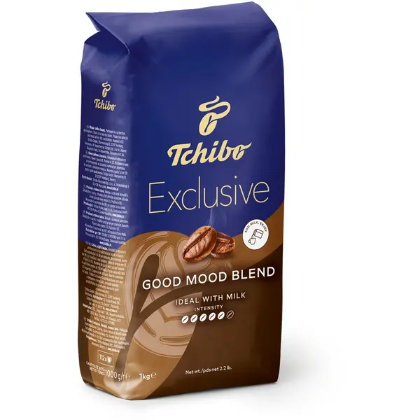 Tchibo Cafea boabe, Tchibo Exclusive Good Mood Blend, 1 kg