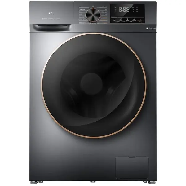TCL Masina de spalat rufe cu uscator TCL CP1012SA0, 10 kg spalare, 6 kg uscare, 1200 rpm, Clasa A spalare, Negru