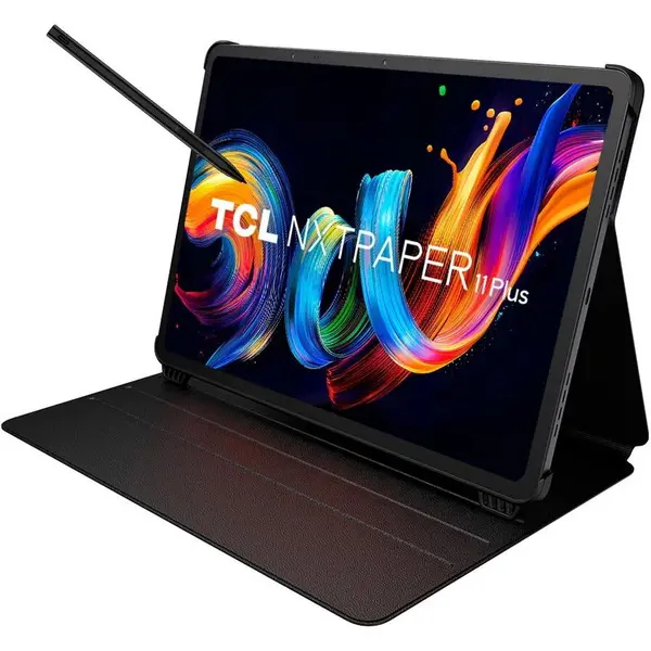 TCL Tableta TCL NXTPAPER 11 Plus, Ecran 11.5, 120Hz, 8GB RAM, 256GB, WiFi, Bundle cu Flipcase, Negru