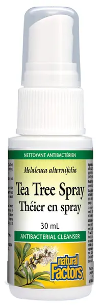 Tea Tree Spray de corp, 30 ml, Natural Factors
