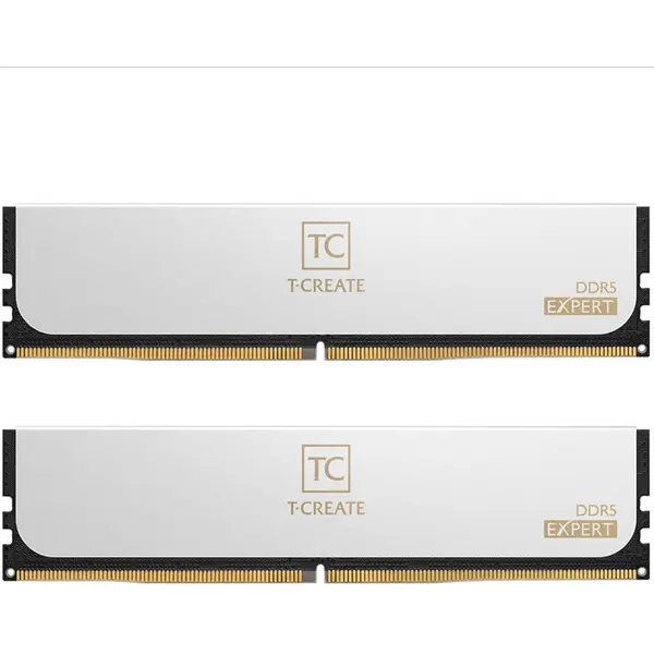 Teamgroup Kit dual memorie RAM Team Group T-CREATE EXPERT, Capacitate 32GB DDR5 (2x 16 GB), Frecventa 6400, CL - 32, Alb