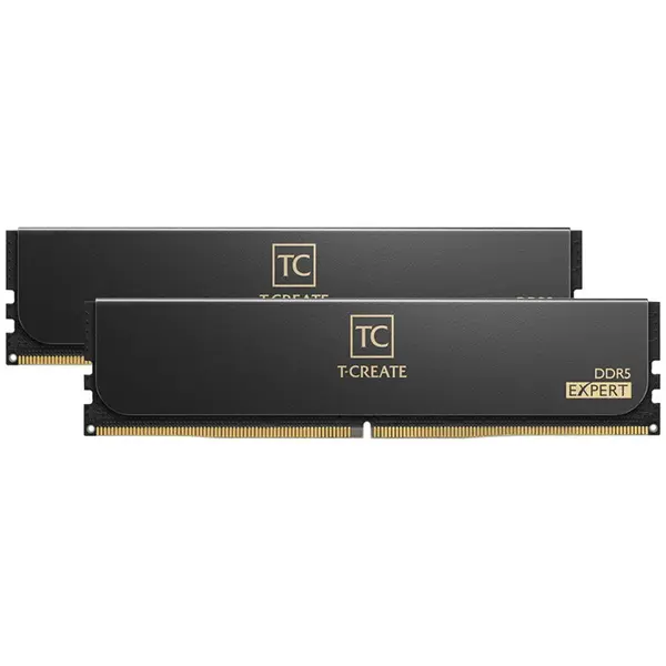 Teamgroup Kit dual memorie RAM Team Group T-CREATE EXPERT, Capacitate 32GB DDR5 (2x 16 GB), Frecventa 6000, CL - 30, Negru