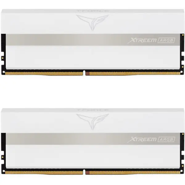 Teamgroup Memorie TeamGroup T-Force Xtreem ARGB White 16GB (2x8GB) DDR4 3600MHz CL18 1.35V Dual Channel Kit