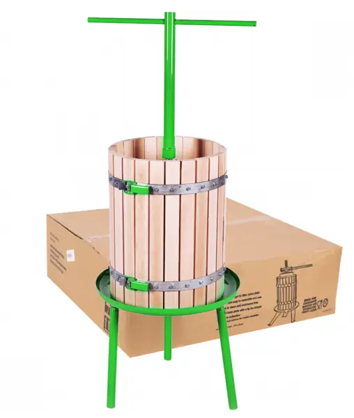 Teasc / presa din lemn pentru zdrobit struguri fructe 40 L Lider Premium MX954
