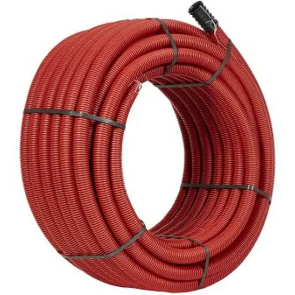 Teava Copex Corugata pentru Protectie Cablu, 50 mm, Rosu, 450N, 50 ml, Z-tools