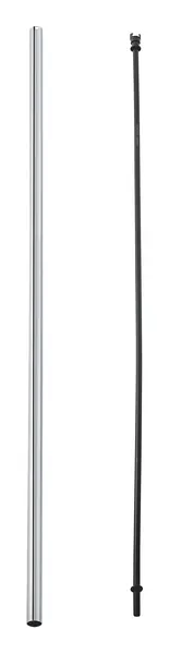 Teava de dus Grohe 48514000, montaj RetroFit, compatibil sisteme dus Grohe, 1140 mm, Crom