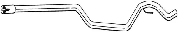 Teava evacuare mijloc FIAT CROMA; OPEL VECTRA C, VECTRA C GTS; SAAB 9-3 1.9D dupa 2004