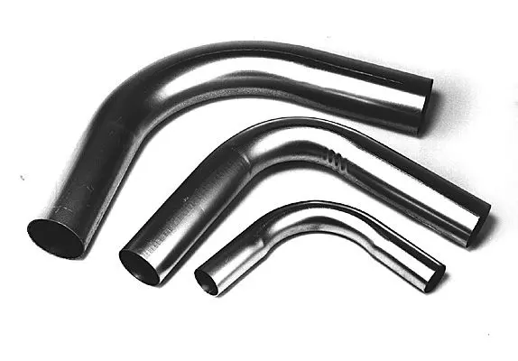 Teava otel evacuare 54mm tub aluminiu Grosime 2.0 mm, indoit in unghi drept