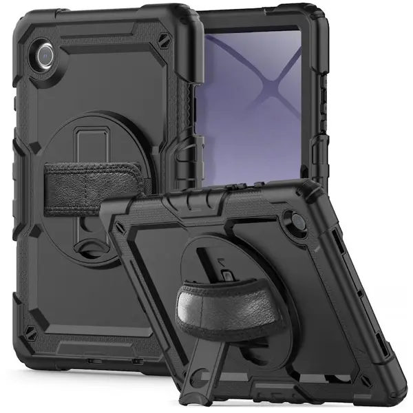 Tech-Protect Carcasa 360 grade TECH-PROTECT Solid compatibila cu Samsung Galaxy Tab A9 Plus 11 inch Black