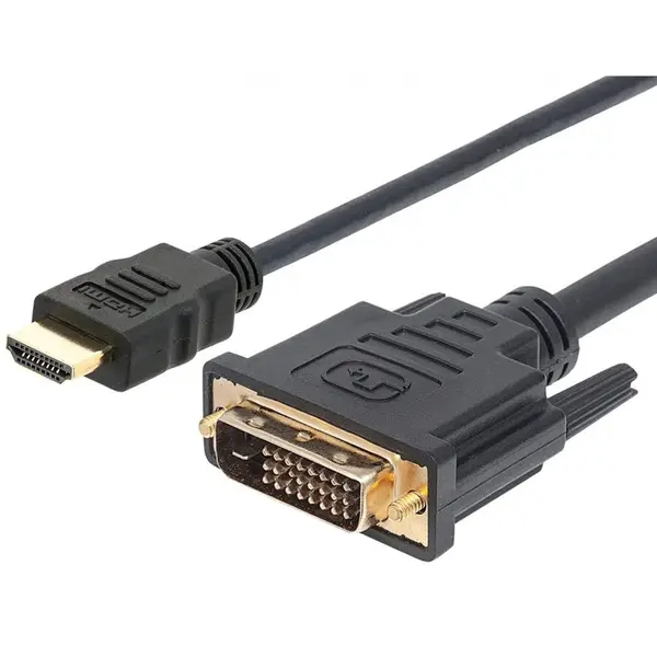 TECHLY TECHLY 304611 Techly Cablu pentru Monitor HDMI/DVI-D 24+1 M/M 1.8m negru