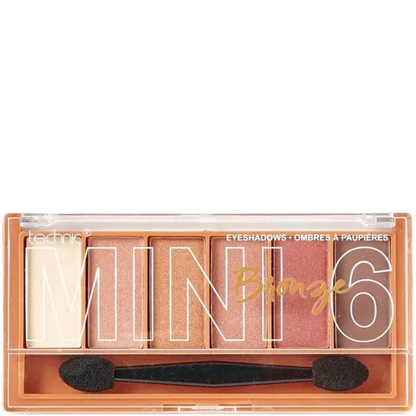 Technic 6 Colour Eyeshadow Palette - Bronze