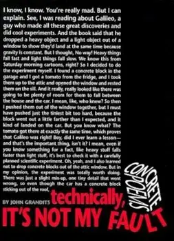 Technically, It's Not My Fault: Concrete Poems, Paperback/John Grandits