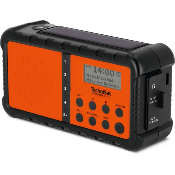 TechniSat Radio portabil TechniSat SOLAR 2, DAB+/FM, incarcare solara, lanterna LED