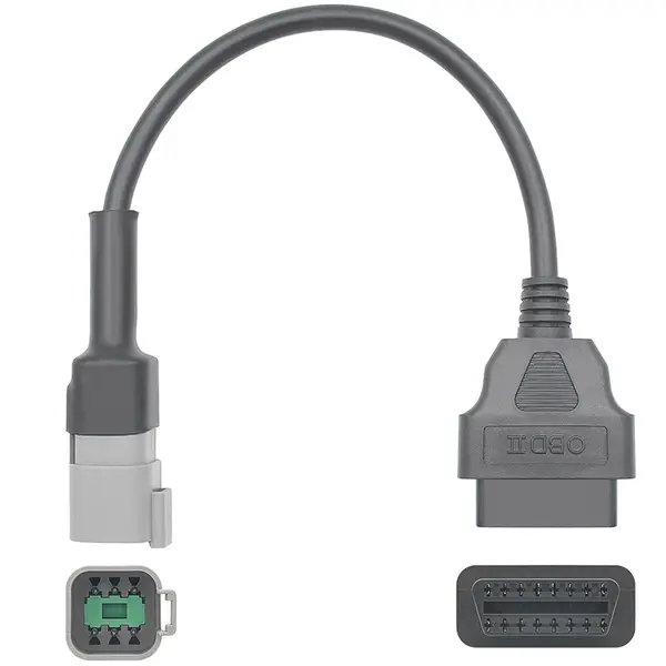 Techstar Adaptor OBD2 la conector 6 pini UTV/ATV, cablu diagnoza off-road, CAN/K-Line