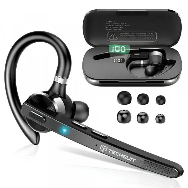 techsuit Casca Bluetooth Techsuit G9 TalkZen, A2DP, Negru