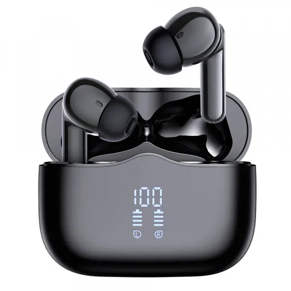 techsuit Casti True Wireless Techsuit CW2 VelarX One, Bluetooth, ANC, Negru