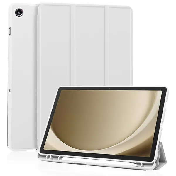 techsuit Husa pentru tableta Samsung Galaxy Tab A9 Plus, Accesorio Flex Trifold Pen, Gray