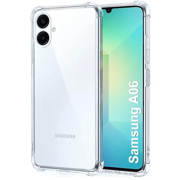 techsuit Husa Samsung Galaxy A06 Techsuit Shockproof Clear Silicone, transparenta