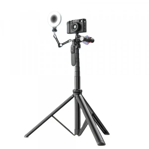 techsuit Selfie Stick Bluetooth Techsuit C05, Universal, Negru