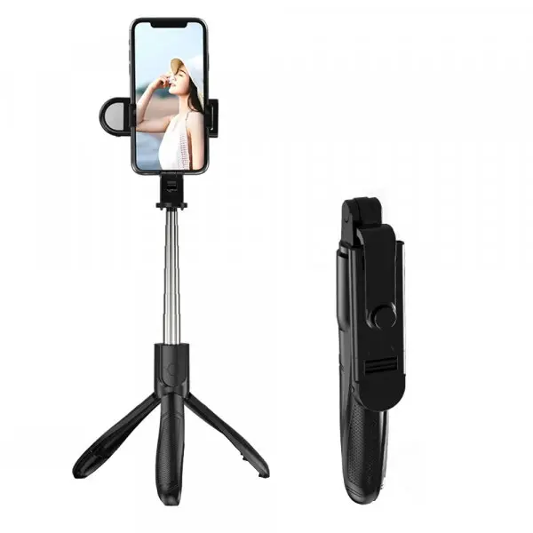 techsuit Selfie Stick Bluetooth Techsuit S01-S, Universal, Negru