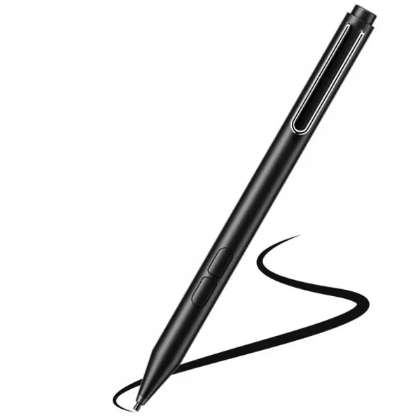 techsuit Touch Pen Techsuit F94S pentru Microsoft Surface / Asus Transformer / Zen / Vivobook / HP Envy / Pavilion / Spectre, Versiune Activ, Negru