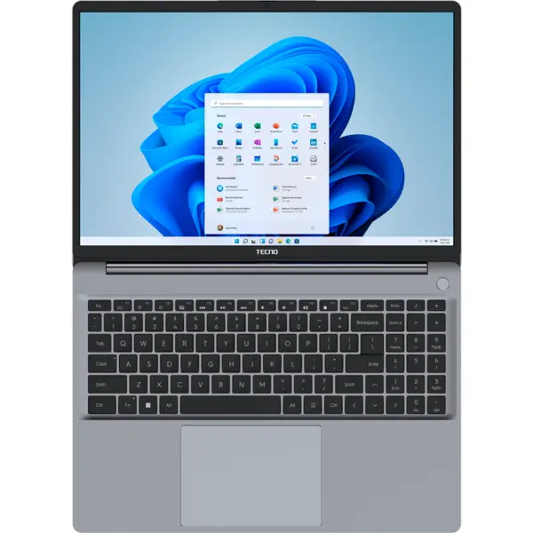 Tecno Laptop TECNO Megabook K16SAA, Intel Core i9-13900HK, 16 inch, RAM 16 GB, SSD 1 TB, Intel Iris Xe Graphics, Windows 11 Home, Gri