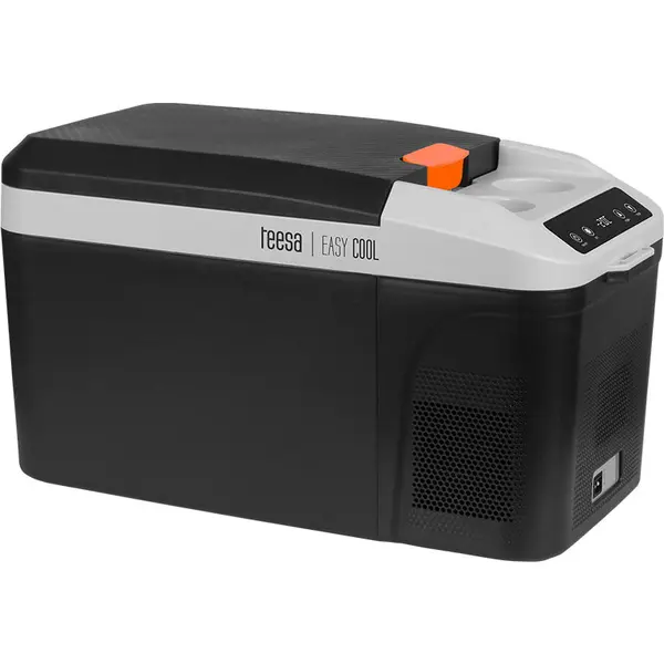 TEESA La frigorifica auto cu compresor, 13 l, 20°C la -22°C, alimentare DC 12 / 24 V, 100 – 240 V AC, 58 x 29.5 x 32 cm, Afisaj led, Negru