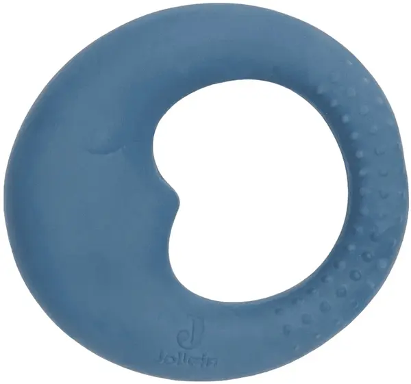 Teether de cauciuc pentru copii Jollein - Moon Jeans Blue