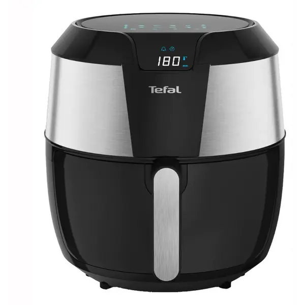Tefal Airfryer Tefal Easy Fry XXL EY701D15, 1850W, 1.6kg, 8 programe, negru/inox