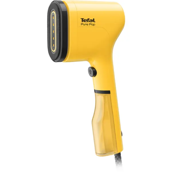 Tefal Aparat de calcat vertical cu abur Tefal Pure Pop Garment DT2026E1, 1300 W, recipient apa 70 ml, autonomie rezervor apa 4 minute, Galben