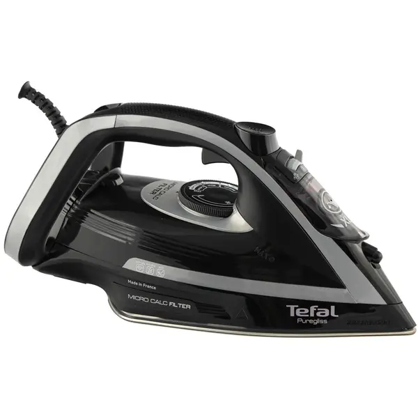 Tefal Fier de calcat Tefal FV8062 Puregliss, 3000 W, Negru-Gri
