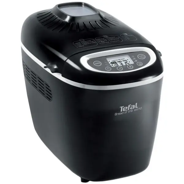Tefal Masina de paine Tefal Bread Of The World PF611838, Putere 1600W, Capacitate 1.5 kg, 19 programe, Negru