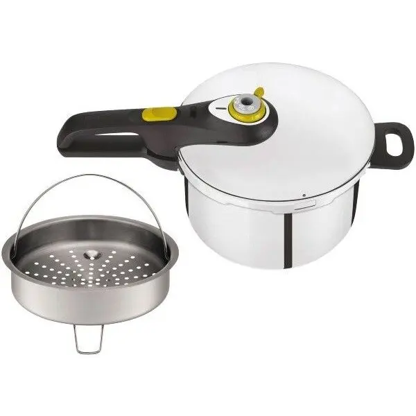 Tefal Oala sub presiune Tefal Secure 5 NEO, 6 L, cos pentru gatit la abur, inductie