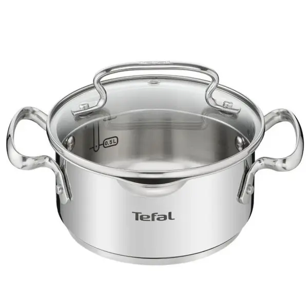 Tefal Tefal G7194455 DUETTO+ Oala cu capac, 20cm, Argintiu