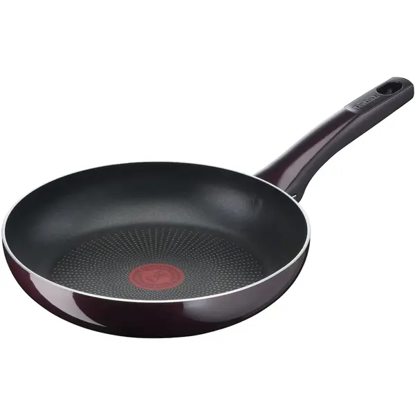 Tefal Tigaie cu maner Tefal Resist, 28 cm, mov, indicator Thermo Spot