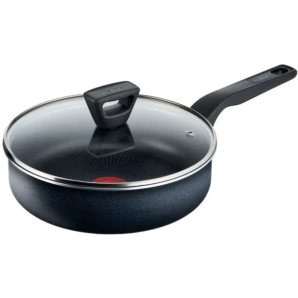 Tefal Tigaie saute Tefal XL Force cu capac, 24 cm, indicator termic Thermo Signal