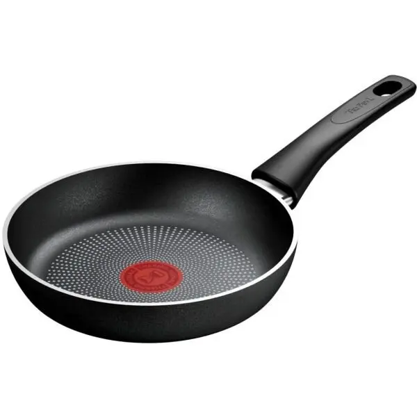Tefal Tigaie TEFAL Force, 24 cm, aluminiu, Thermo-Signal, invelis antiaderent, negru