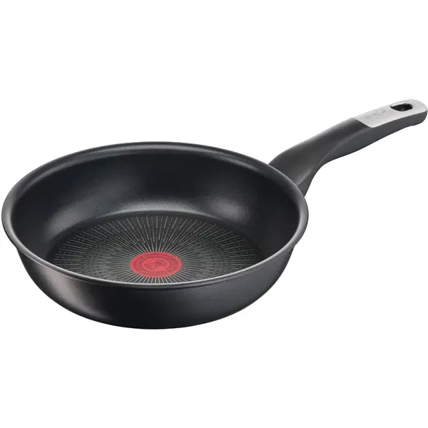 Tefal Tigaie Tefal Unlimited, Thermo-Signal, Thermo-Fusion, invelis antiaderent din titan, 24 cm