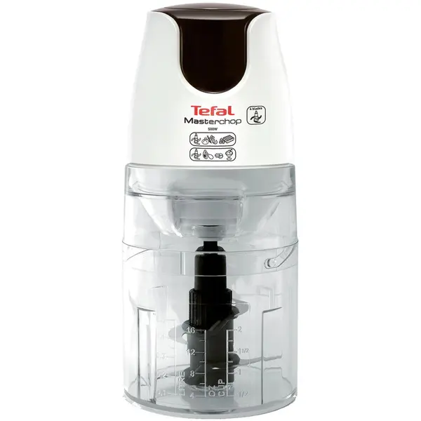 Tefal Tocator Tefal Masterchop XL MB450B38, 500 W, 0.5 l, Alb/Gri