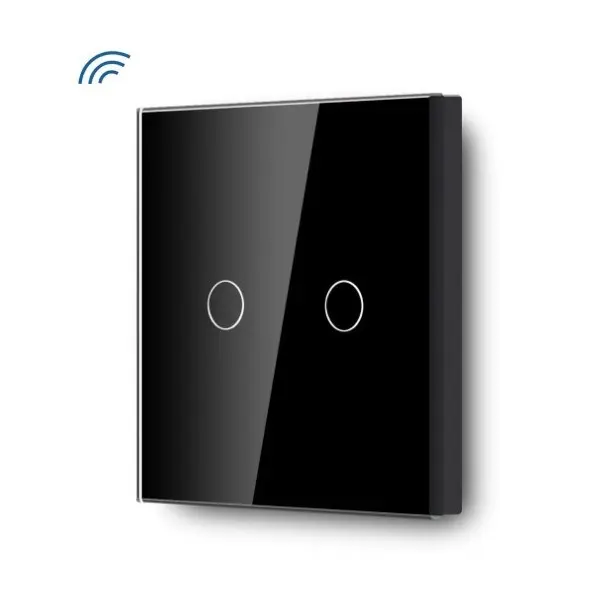 Telecomandă 2 posturi model Întrerupător negru