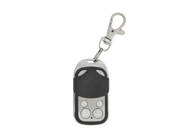 Telecomanda, 4 butoane, 433.92MHz, 12Vcc, raza 60m, metal si ABS, pentru receptoare radio din seria WBK-40x, WBK-400A-4