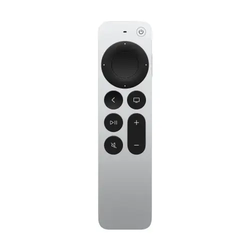 Telecomanda Apple Siri Remote Gen.3, Bluetooth, Microfon, Transmitator IR, USB-C pentru Apple TV HD/4K (Argintiu)