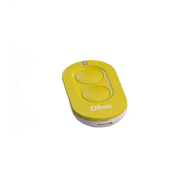 Telecomanda Ditec ZEN2Y, 2 canale, 433.92 MHz, 150 m, galben