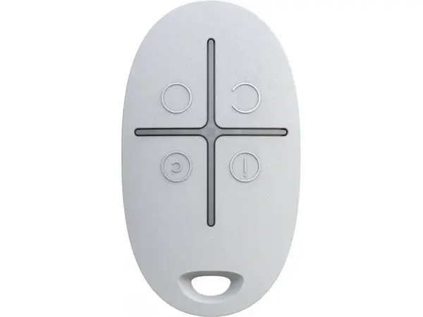 Telecomanda pentru sistem de alarma AJAX SPACECONTROL WH, cod saritor, anti frauda/sabotaj, distanta functionare 1.000m