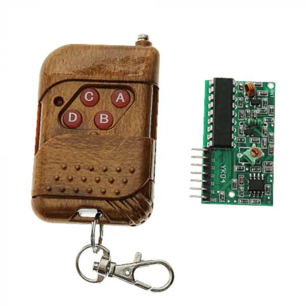 Telecomanda RF cu 4 canale 315 GHz si modul receptor YK-04